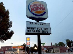 burger king resignation quit